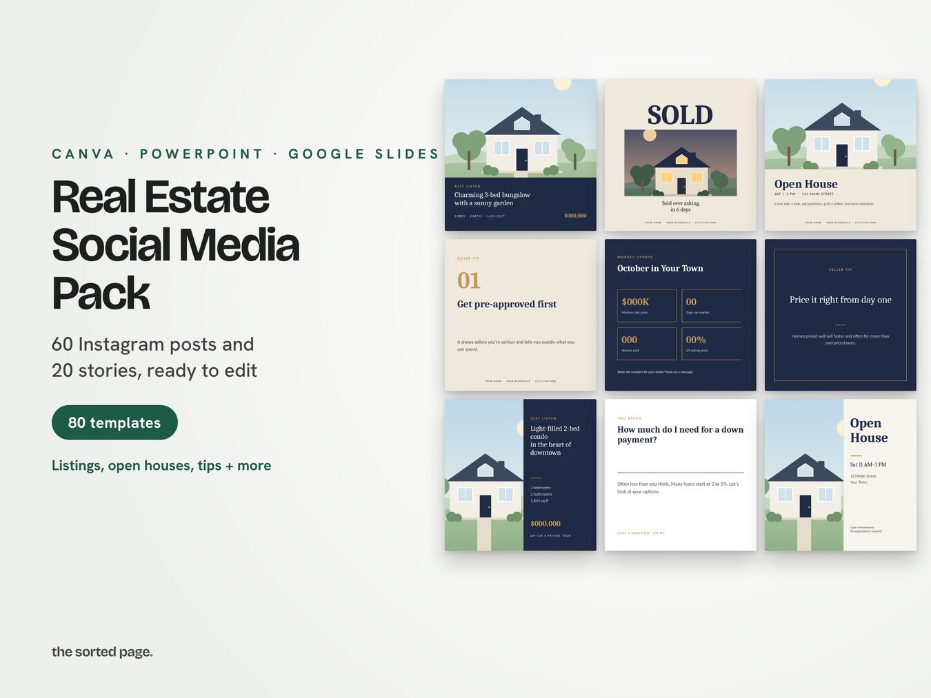 Real estate Instagram templates